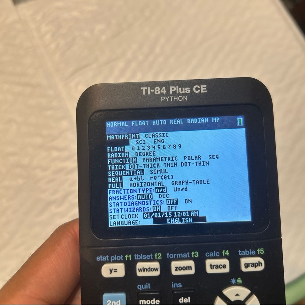 Texas Instruments TI-84 Plus CE Python Graphing Calculator w Cable Black Tested - Picture 6 of 11